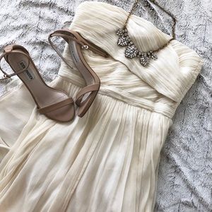 J. Crew Maxi Off White Dress
